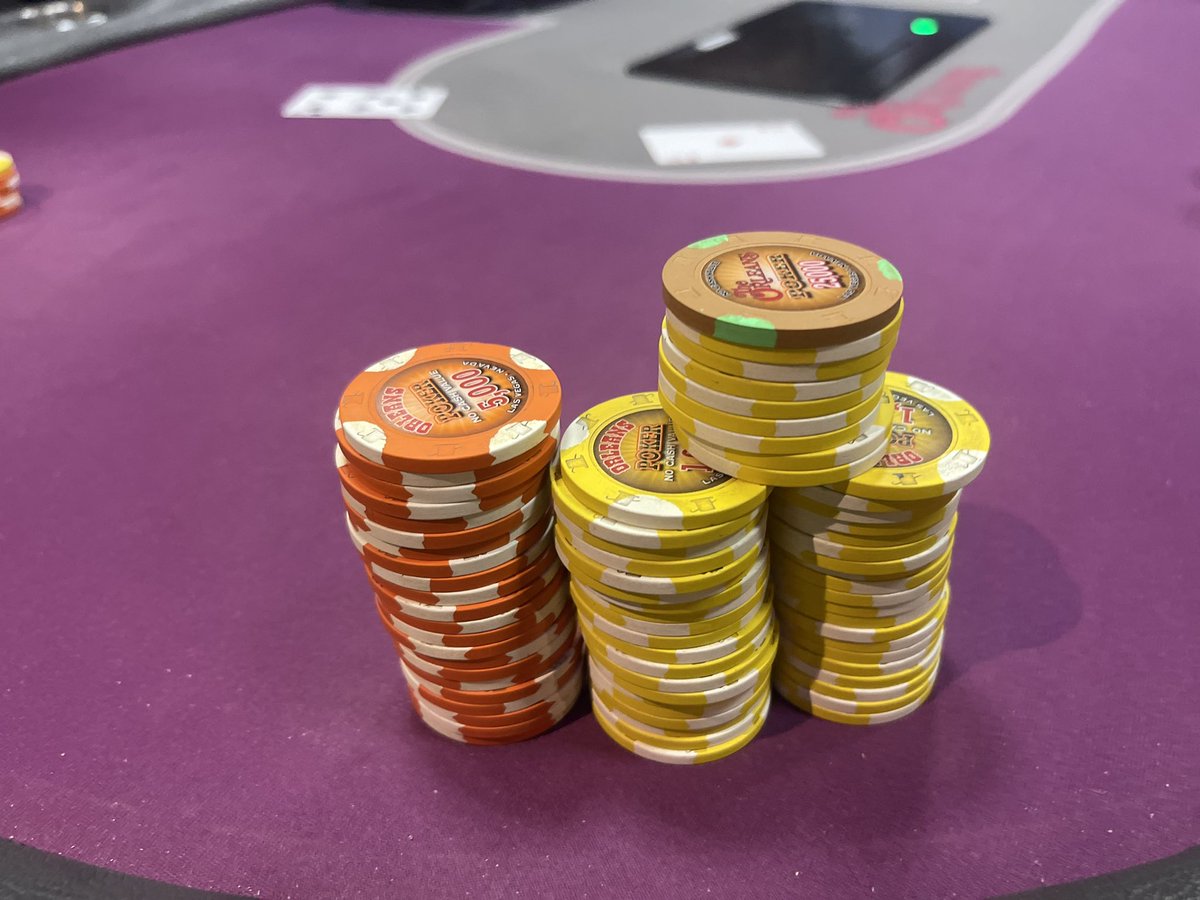 Jay "Venom" Carrafiello (@va_venom) on Twitter photo 195K at Dinner Break
Come back to 2K/4K/4K
Moving to 40 min Levels
<a href="/team100kpoker/">Team 100k Poker</a> <a href="/RecPoker/">RecPoker</a> <a href="/StakeKings/">StakeKings</a>
#FindYourCrew #Team100K 195K at Dinner Break
Come back to 2K/4K/4K
Moving to 40 min Levels
<a href="/team100kpoker/">Team 100k Poker</a> <a href="/RecPoker/">RecPoker</a> <a href="/StakeKings/">StakeKings</a>
#FindYourCrew #Team100K