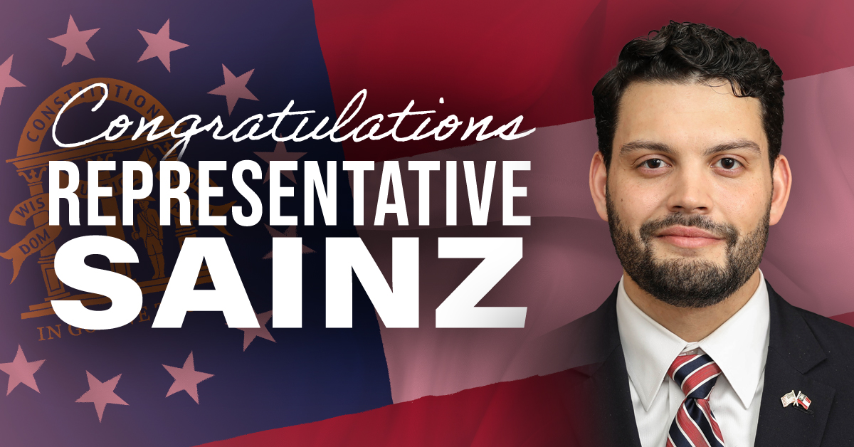 Congratulations to <a href="/RepSainz/">Rep. Steven Sainz</a> for his victory in today's runoff election! We're looking forward to Rep. Sainz's continued service to our state and the people of the 180th District.