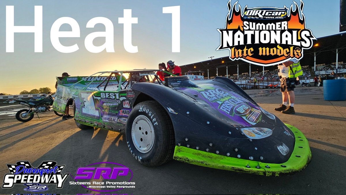 SixteensRacePro's tweet photo. @Terbo_91 picks up Heat #1 tonight with the @SummerNationals #HellTour at Davenport Speedway presented by @SixteensRacePro 🏁 https://t.co/5QgptsNXNN