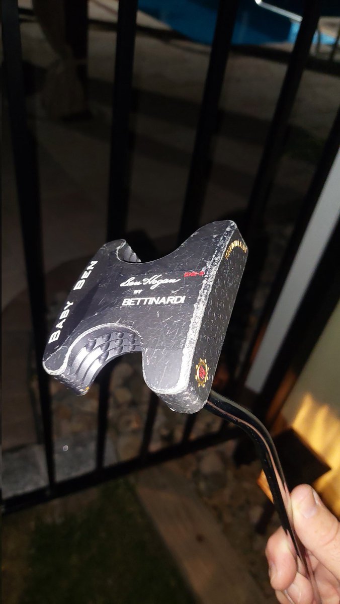 Derek Ewell (@d_ewelltheglass) on Twitter photo Going through about 5 sets of clubs in our shed. Found this from many moons ago..May have to take it for a spin on the backyard green..see if there is any magic left in it <a href="/BettinardiGolf/">Bettinardi Golf</a> Going through about 5 sets of clubs in our shed. Found this from many moons ago..May have to take it for a spin on the backyard green..see if there is any magic left in it <a href="/BettinardiGolf/">Bettinardi Golf</a>