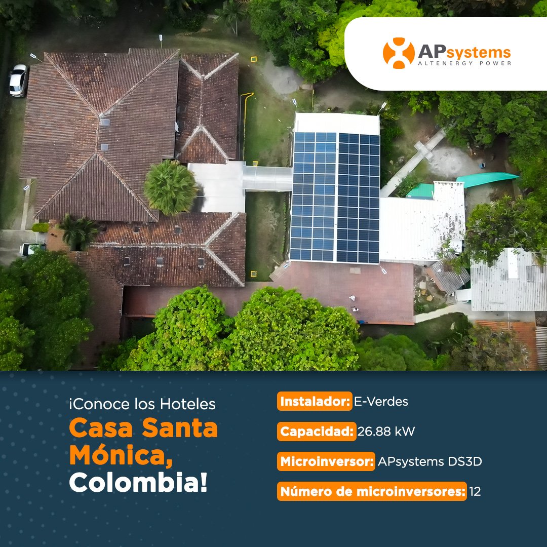 APsystemsLATAM's tweet image. ¡Aplicaciones en todo el mundo! 🌎
Conoce una de las contribuciones de #APsystems en la región Latinoamérica, con la innovación y practicidad del #QT2