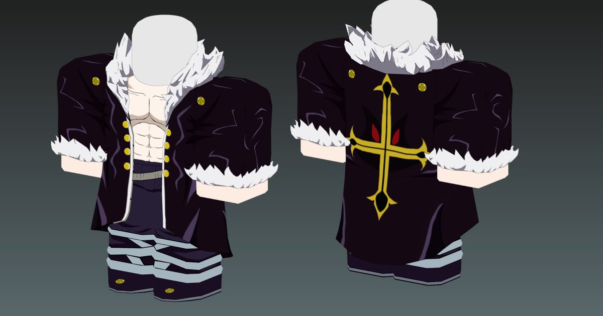 Chrollo Lucifer + Hisoka Clothes🩷🕷️
-
Credits to <a href="/hgd2s164366/">hgd2s</a> 
-
Likes + Reposts are appreciated❤️‍🔥
-
Tags
[#ROBLOX ][#RobloxDevs][#RobloxDev]
