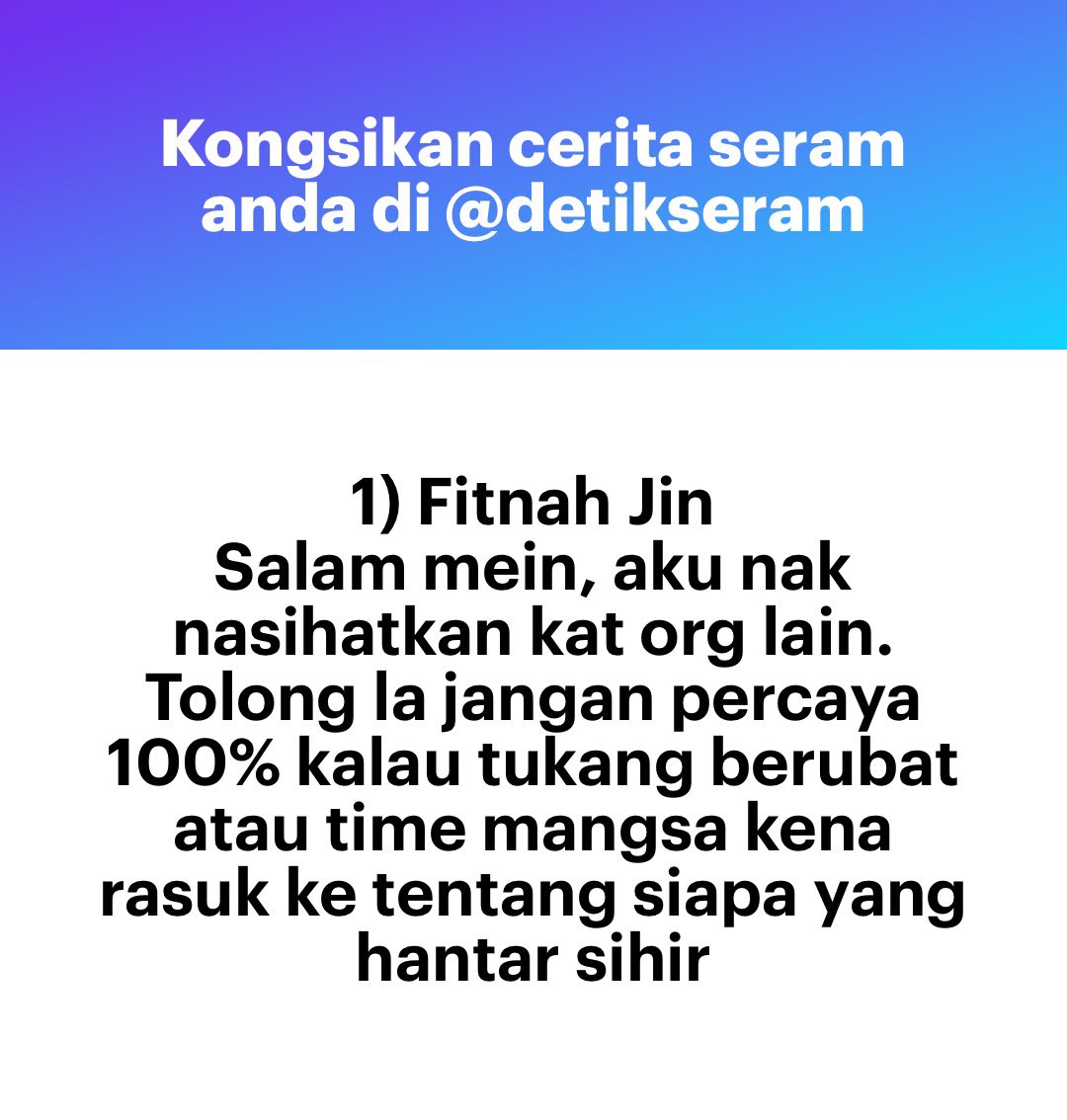 detikseram's tweet photo. Fitnah jin https://t.co/vYA2OLOPxa