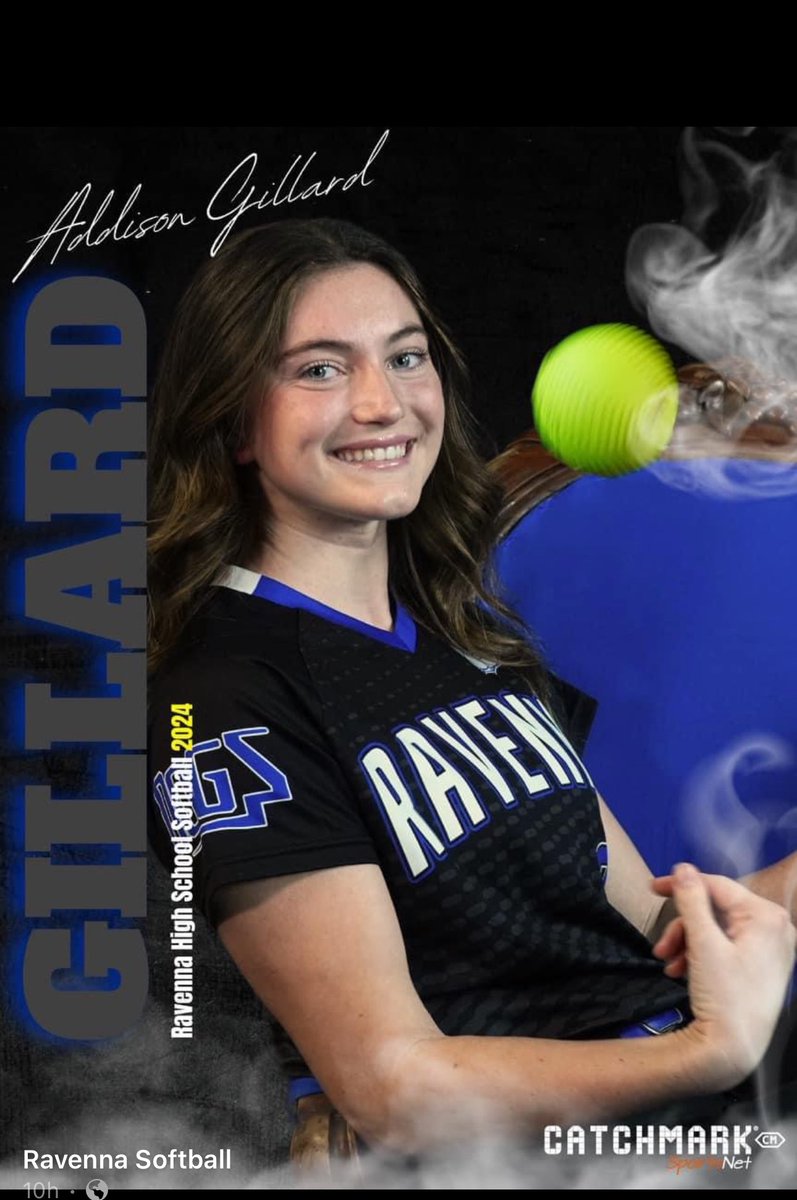 SoftballRavenna's tweet image. Congratulations @addison_gillard selected 
Honorable Mention All State-Pitcher 💙

Awesome work Addison!!