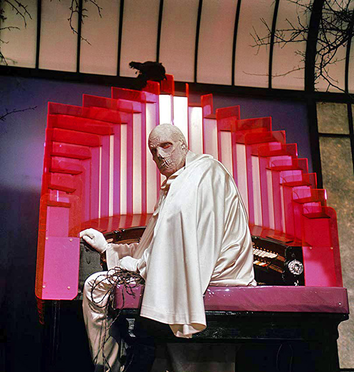 HorrorHammer1's tweet image. Vincent Price as The Abominable Dr. Phibes (1971)
