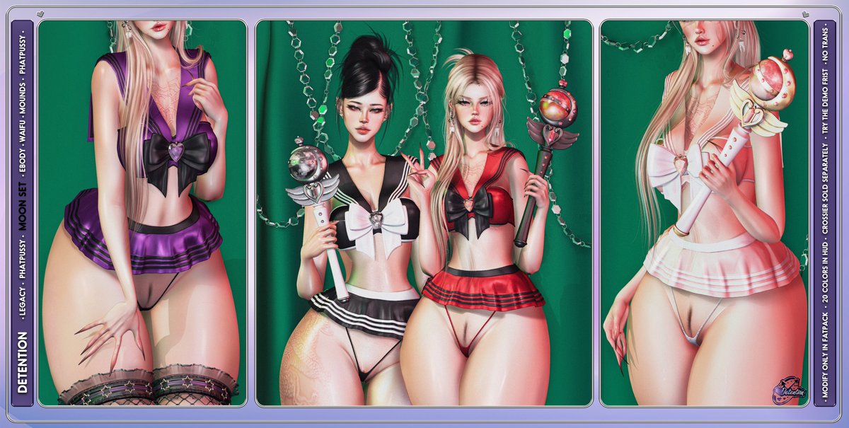 Detention ♡ Melanie Set @ Dollholic ━━━━━━━━━━━━━━━━━━━━━━━━━
flickr.com/photos/1943539…
━━━━━━━━   ♡ Event ♡   ━━━━━━━━━━━
maps.secondlife.com/secondlife/Swe…
━━━━━━━━♡ Mainstore♡ ━━━━━━━━━━━
maps.secondlife.com/secondlife/Oni…