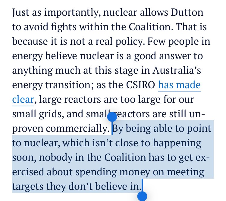 This is what I wrote 3 months ago about the nuclear policy. imo this is still the most important context. I think most people reporting on this realise it - am interested to see what role it plays in reports.