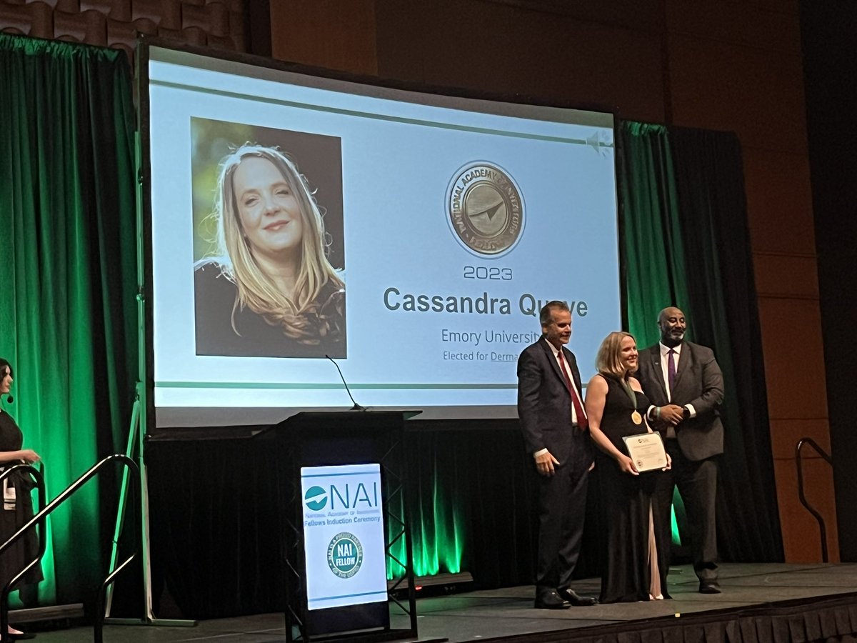 What a special evening! Proud to be inducted as a new Fellow of the National Academy of Inventors (<a href="/AcadofInventors/">National Academy of Inventors</a>) along with <a href="/EmoryUniversity/">Emory University</a> colleagues <a href="/WilburLam/">Wilbur Lam</a> &amp; Susan Margulies 🏅Thanks to <a href="/EmoryOTT/">Emory Technology Transfer</a> for your support!