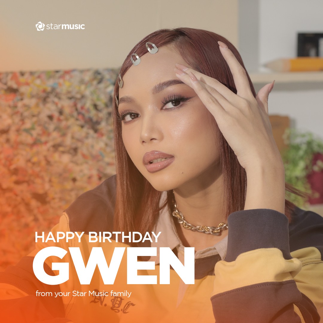 Happiest birthday sa ating main slayer, <a href="/bini_gwen/">GWEN APULI</a>! 🥳 Here’s to more years of hit songs with our Nation’s Girl Group! 🌸

Celebrate with Gwenny by pre-saving <a href="/BINI_ph/">BINI_PH</a>’s #BINI_CherryOnTop:
🎧 orcd.co/bini-cherryont…

HAPPY GWEN DAY
#21derfulBiniGwenDay
#BINI #BINI_Gwen