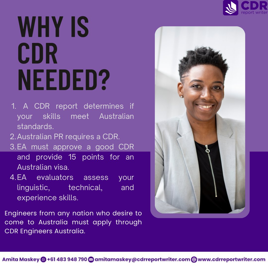 maskey_amita25's tweet image. Why is CDR needed? 🤔
𝑩𝒐𝒐𝒌 𝒚𝒐𝒖𝒓 𝒄𝒂𝒍𝒍 𝒏𝒐𝒘 𝒕𝒐 𝒍𝒆𝒂𝒓𝒏 𝒎𝒐𝒓𝒆.
𝐀𝐦𝐢𝐭𝐚 𝐌𝐚𝐬𝐤𝐞𝐲
𝐖𝐡𝐚𝐭𝐬𝐀𝐩𝐩: +𝟔𝟏 𝟒𝟖𝟑 𝟗𝟒𝟖 𝟕𝟗𝟎
#cdr #cdrwriting #cdrreportwritingservices #cdassessment #positiveoutcomes #skillassessment #degreeassessment