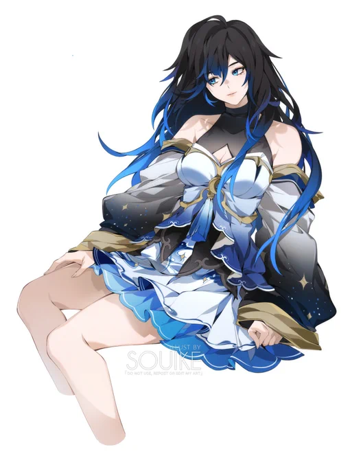 (skeb type) illust for Tenne_Qinglong