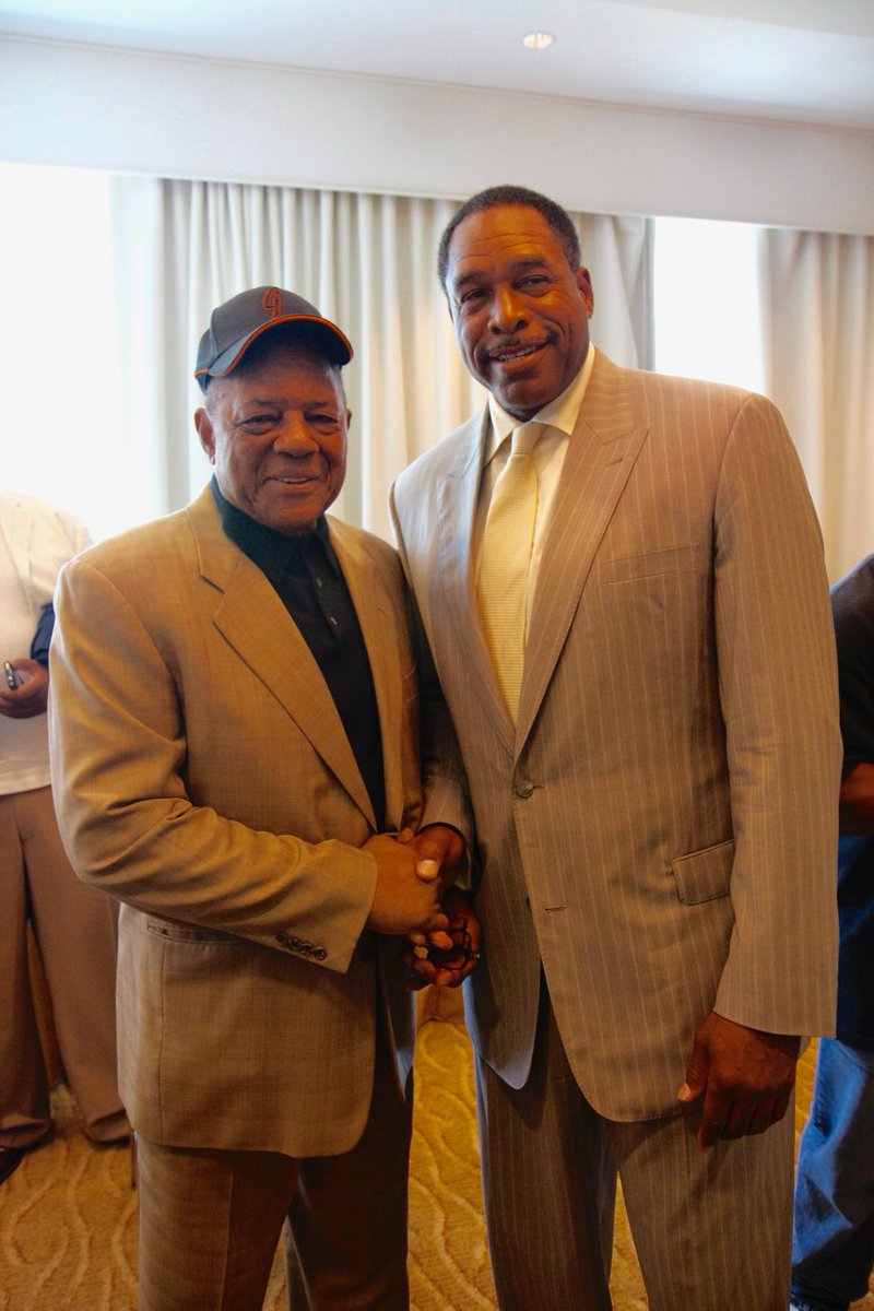 It was my pleasure and honor to have played against arguably the best @mlb ⁦<a href="/MLB/">MLB</a>PA⁩ player of all time. And to call #WillieMays my friend is incrediblyspecial #RIP “Say Hey” Kid