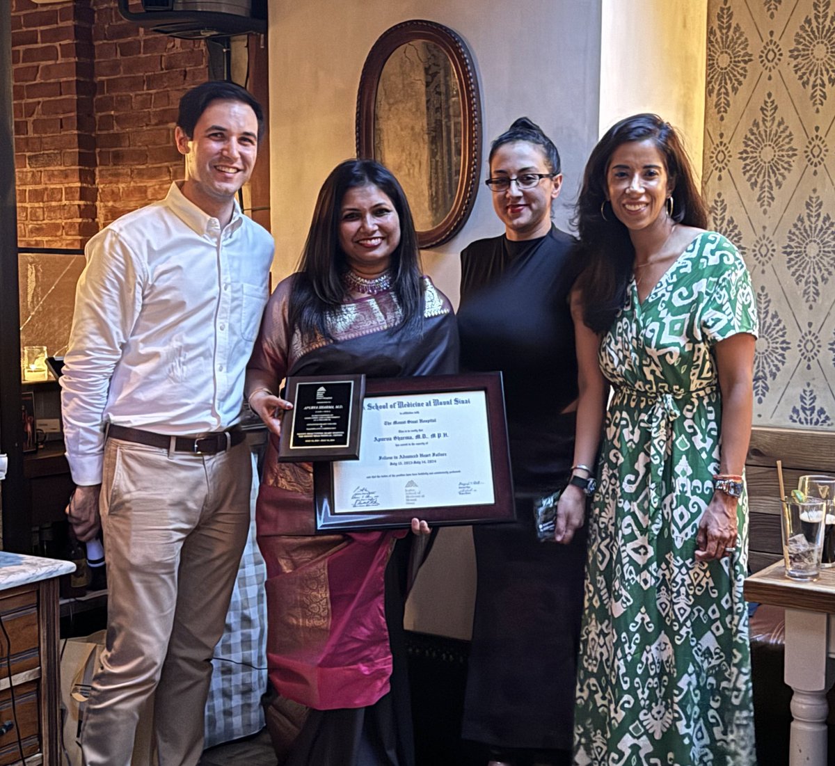 Anu Lala-Trindade (@dranulala) on Twitter photo 🎉Congratulations to <a href="/dr_sapurva/">Apurva Sharma</a> & <a href="/Mohammad9511302/">🌹MD.Saad🌹</a> for 🎓 from #FunctionNotFailure fellowship <a href="/MountSinaiHeart/">Mount Sinai Fuster Heart Hospital</a> 🙌🏽
Now 🚀interventional 🫀 bound to join the 💪🏽 force of HF-INV trained specialists in 1 year!! <a href="/HMHNewJersey/">Hackensack Meridian</a> & <a href="/TuftsMedicalCtr/">Tufts Medical Center</a> <a href="/NavinKapur4/">Navin Kapur</a>
🙏🏽 for your hard work 🎉Congratulations to <a href="/dr_sapurva/">Apurva Sharma</a> & <a href="/Mohammad9511302/">🌹MD.Saad🌹</a> for 🎓 from #FunctionNotFailure fellowship <a href="/MountSinaiHeart/">Mount Sinai Fuster Heart Hospital</a> 🙌🏽
Now 🚀interventional 🫀 bound to join the 💪🏽 force of HF-INV trained specialists in 1 year!! <a href="/HMHNewJersey/">Hackensack Meridian</a> & <a href="/TuftsMedicalCtr/">Tufts Medical Center</a> <a href="/NavinKapur4/">Navin Kapur</a>
🙏🏽 for your hard work