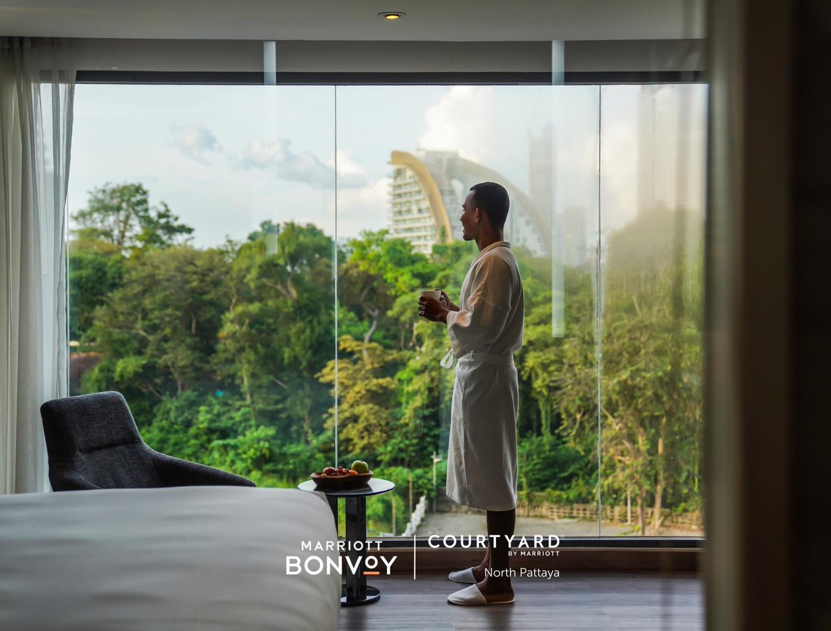 CourtyardNP's tweet photo. 🏳️‍⚧️ Join us to Celebrate the Pride Month with our Rainbow Retreat promotion! at Courtyard by Marriott North Pattaya!
.
💝Exclusive for Marriott Bonvoy members, 
earn 1,000 Bonus points per stay!
.
☻ Book us on our website:
https://t.co/kFxCnX4Qd1
#rainbowretreat #pride https://t.co/ptdMcXZSvZ