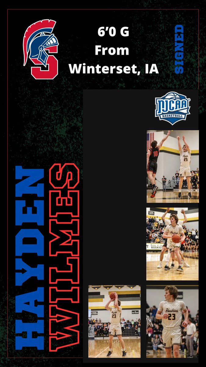 Spartan Nation welcome our new signee:

Name: Hayden Wilmes (<a href="/HaydenWilmes/">Hayden Wilmes</a>)

Height: 6’0 (G) 13.5 PPG
School: Winterset HS (IA) <a href="/WintersetHoops/">Husky Hoops</a>