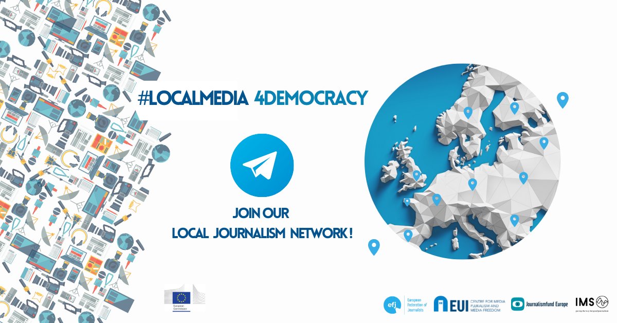 📢 Join our Local Journalism Network on Telegram! Here you can discuss with local journalists, share your union news and use it as a source of information on local journalism in Europe ⤵️

Join now! t.me/+iwQ1LTNSvctjY…