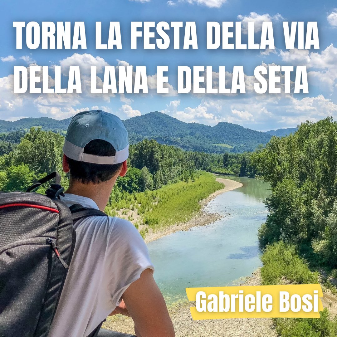 📌 Sabato 29 e Domenica 30 Giugno ci vediamo tra Montepiano e Castiglione dei Pepoli alla nuova edizione della #Festa della #ViadellaLanaedellaSeta, il bellissimo #cammino che collega #Prato con #Bologna.
❗️ Non mancate!