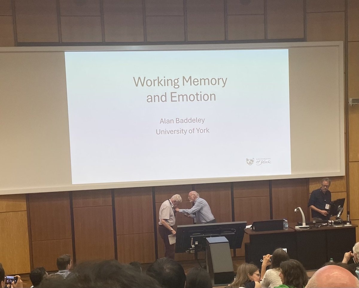 Probably not what Alan meant when he wrote the title, but this is truly working memory and emotion. 50yrs since <a href="/AlanBaddeley/">Alan Baddeley</a> and Graham Hitch (1974) #ICWM 👏🏻 👏🏻👏🏻