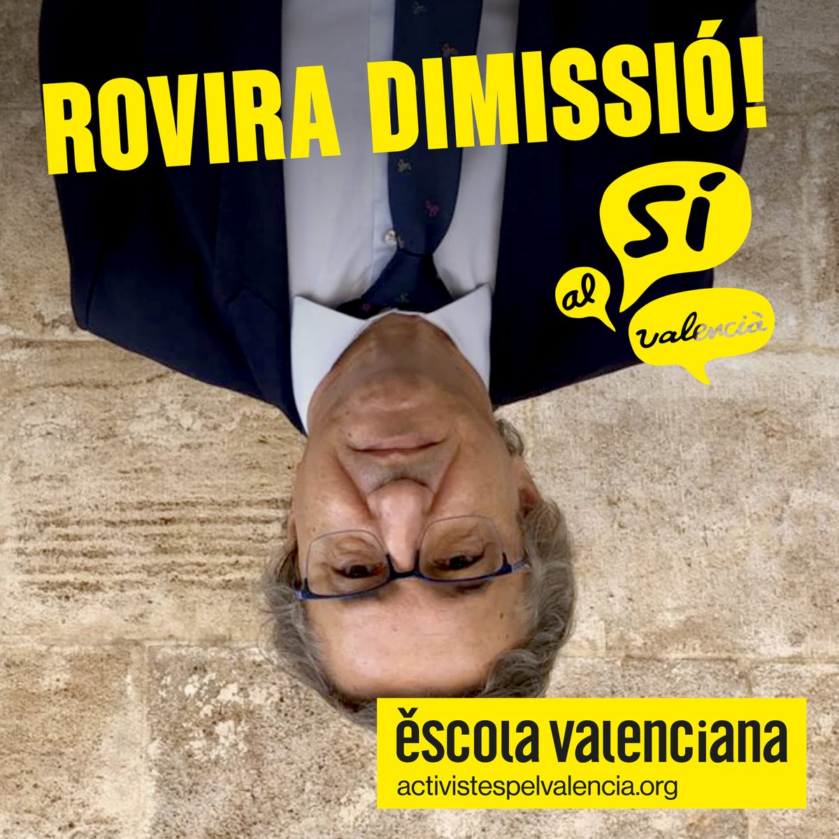 📢Suma la teua veu! ✊Exigim la dimissió del conseller Rovira, davant l'aprovació de la nova llei educativa, la qual comporta una modificació profunda del sistema educatiu valencià i del tractament que hi rep la llengua pròpia i oficial del país. Signa!👇

escolavalenciana.org/web/rovira-dim…