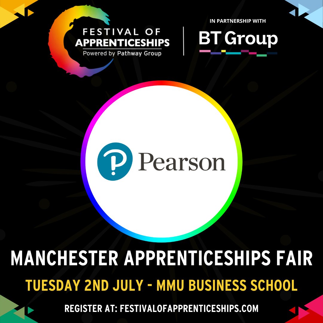 Meet The Exhibitor - <a href="/PearsonBTECAppr/">Pearson BTEC and Apprenticeships</a> @Pearson_UK

festivalofapprenticeships.com

#FestivalOfApprenticeships #Apprenticeships #Apprenticeship #ApprenticeshipsWork #ChooseApprenticeships #CareerDevelopment #CareersFair #Careers