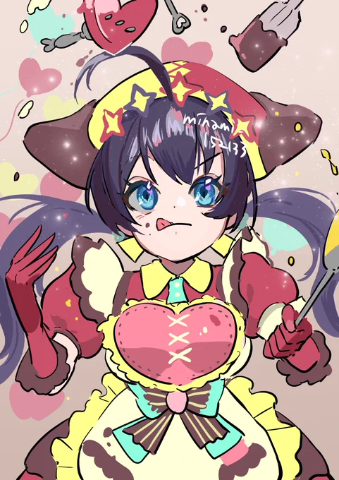 #メギドワンドロワンライ フライング失礼します 衣装ニバスちゃん!