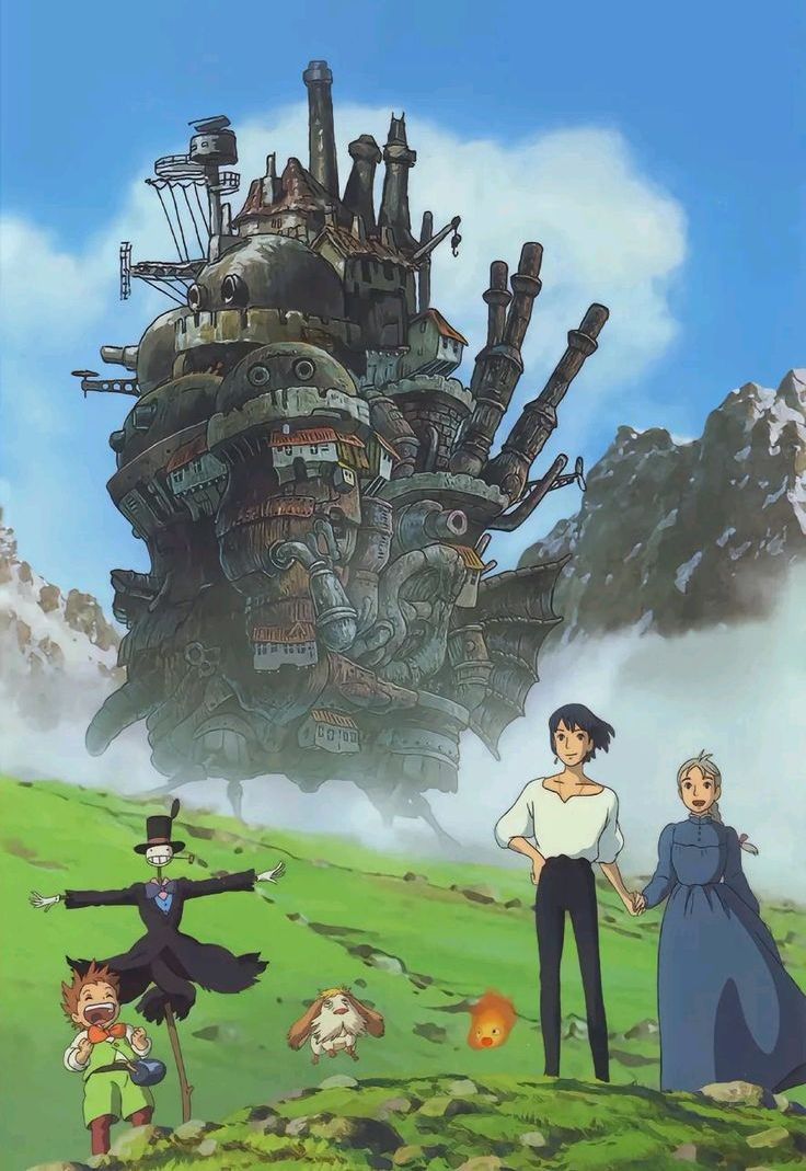 anime_'s tweet image. Howl's Moving Castle (2004).