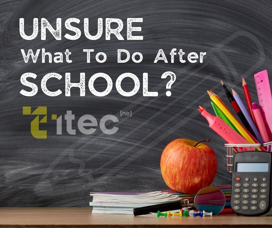 Are you unsure what to do after school? 

An apprenticeship might be the perfect choice for you!  👏 With itec, you can work, learn, and grow in your dream career. 

Take the first step towards success and apply for one of our apprenticeships today!

buff.ly/3VJ3by3