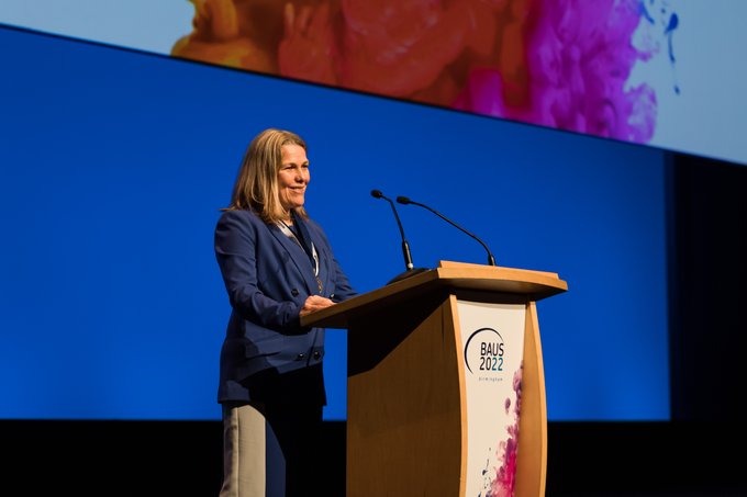 We couldn't end #BAUS24 without a special acknowledgment to @JoCresswell4, whose impactful tenure as BAUS President comes to an end; thank you for the many years of dedication 👏 

We are excited to welcome <a href="/IPearce82/">Ian Pearce</a> as BAUS President and <a href="/joeurol/">Joe Philip 🇬🇧🇮🇳</a> as BAUS Vice President