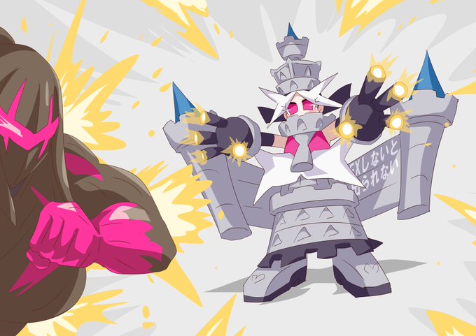 テンホーテルちゃんは難攻不落の要塞。中にいれば安全。 #キュアライダー #ライダー少女