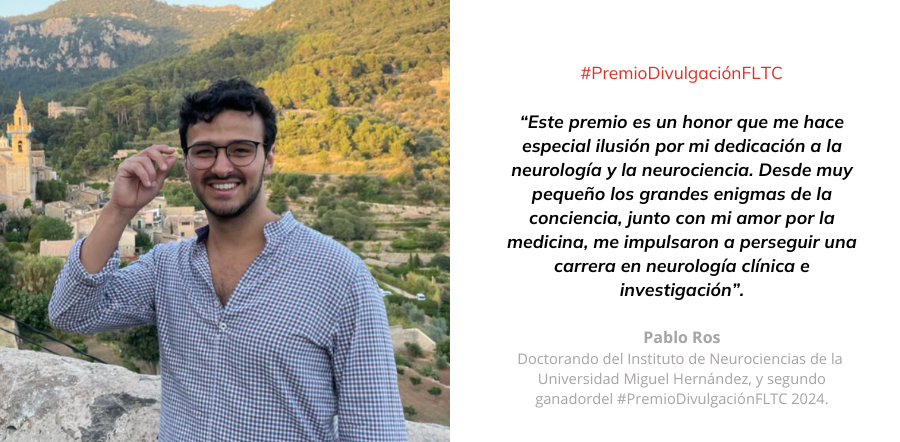 <a href="/MartaMachoS/">Marta Macho Stadler</a> <a href="/upvehu/">UPV/EHU</a> <a href="/Conversation_E/">The Conversation ES</a> <a href="/CCHS_CSIC/">Ciencias Humanas y Sociales (CCHS - CSIC)</a> <a href="/IUOPA/">IUOPA</a> <a href="/endo_ispa/">ENDO_ISPA</a> <a href="/astursalud/">Consejería de Salud</a> <a href="/FINBAsturias/">FINBA</a> @inmunofighters <a href="/uniovi_info/">Universidad Oviedo</a> <a href="/PabloRos_/">Pablo Ros</a> <a href="/NeuroAlc/">Instituto de Neurociencias UMH-CSIC</a> <a href="/UniversidadMH/">UMH</a> 🏆Enhorabuena a <a href="/PabloRos_/">Pablo Ros</a>, doctorando del <a href="/NeuroAlc/">Instituto de Neurociencias UMH-CSIC</a> de la <a href="/UniversidadMH/">UMH</a>, cuyo artículo “Explorando los misterios de la conciencia: un viaje por las grandes preguntas” ha sido el 2º ganador del #PremioDivulgaciónFLTC 2024.

🔗theconversation.com/descubriendo-e…