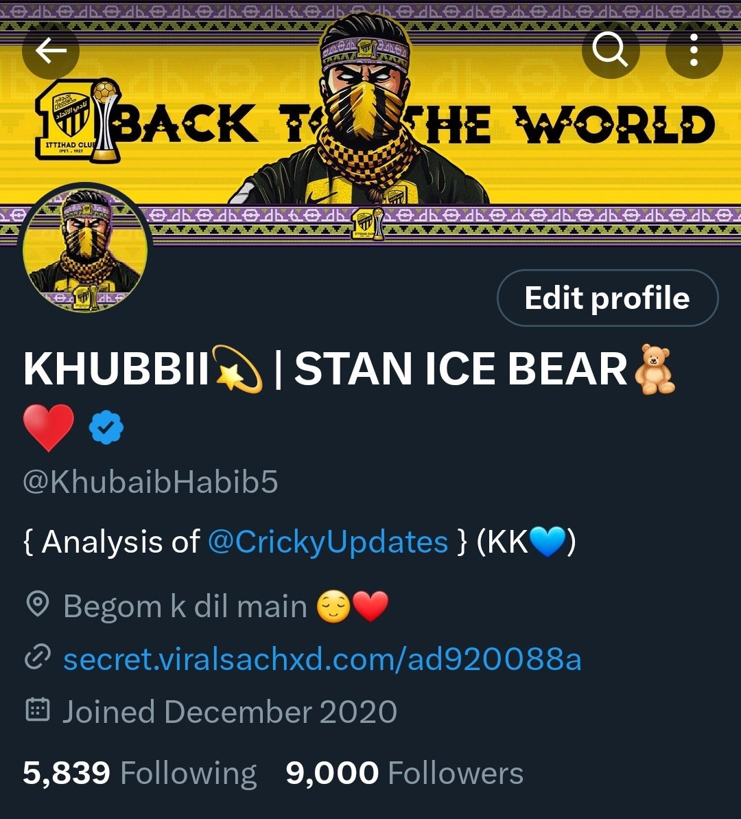 KhubaibHabib5's tweet image. It's 9M Congrats me 😁🥳♥️

#NEDAUT #GodMorningWednesday