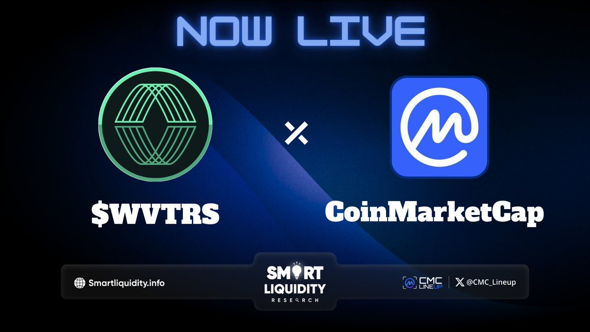 📣 #CoinMarketCap Chums out  a  Fresh Listing!

💸<a href="/VitreusChain/">Vitreus DAO</a> is a novel evolution of Layer 0 blockchains not unlike #Polkadot or #Cosmos, where their heart of the system is extensible and ripe for further innovation.

💰 $WVTRS  Earning mechanisms :   

💸Staking
💸VIP Program