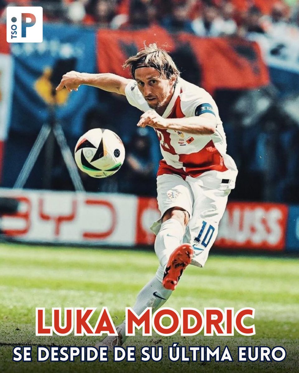 __TheSpecial1__'s tweet photo. NOTICIA 📰

LUKA MODRIC 🇭🇷 I SE DESPIDE DE SU ÚLTIMA EURO 😢

❌¡No pudo ser! #Croacia 🇭🇷 no pudo pasar a octavos de la #EURo2024 

🔚 Fin a una de las mejores generaciones de ⚽️ de 🇭🇷 con @lukamodric10 a la cabeza 

#CROATIA #CROITA #CRO #Modric https://t.co/SO8nhVIlOH