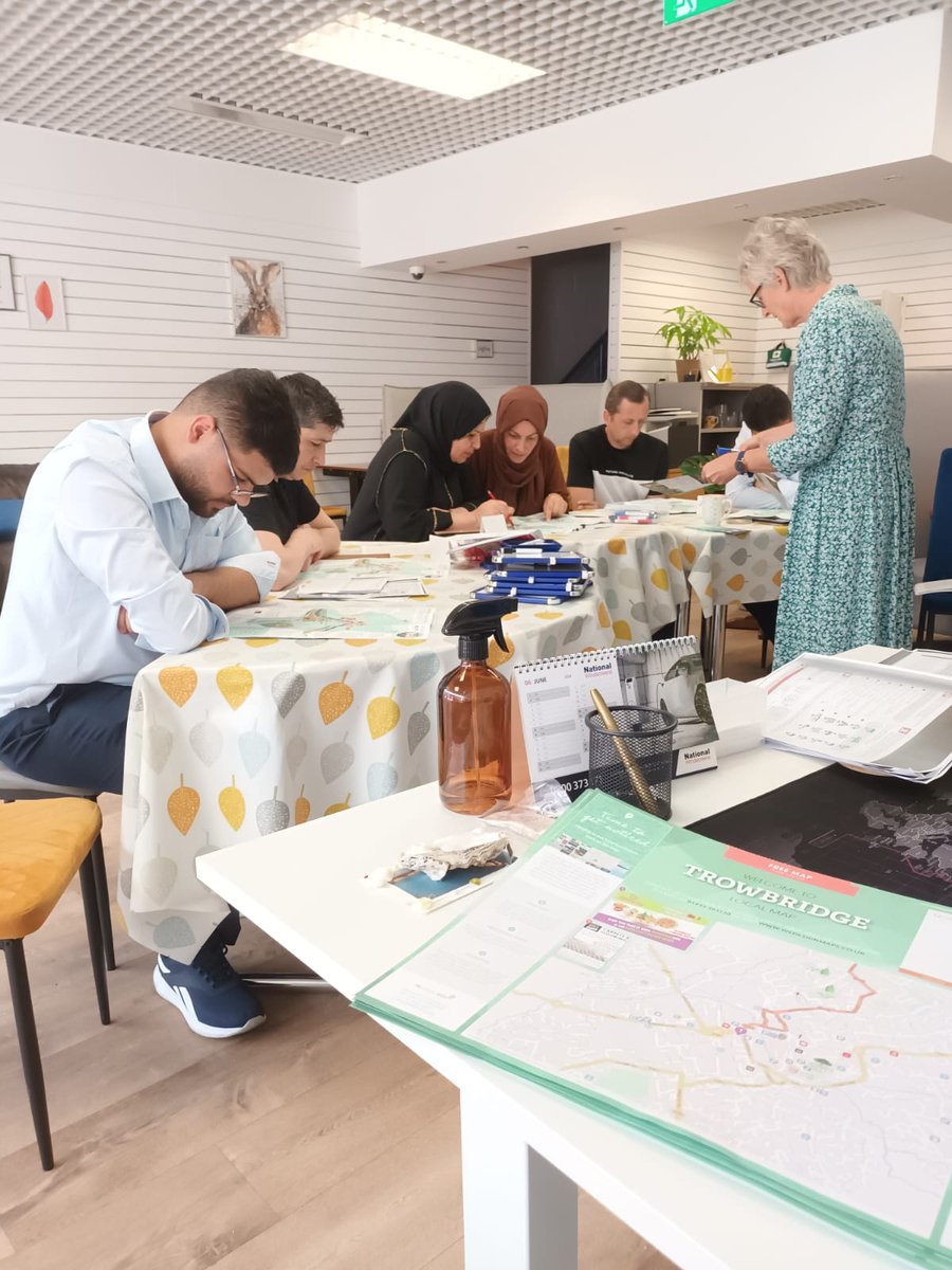 This week, the English Learning Group covered directions and getting around town!

We currently have no dedicated funding for the sessions, so if you would like to help support the staff time, resources, and overheads, make a donation here 🥰 localgiving.org/charity/trowbr…