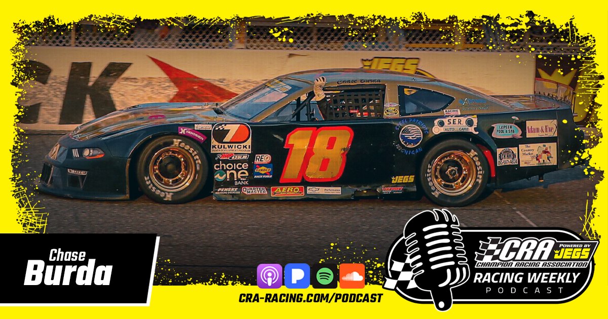 On this week's CRA Racing Weekly Podcast, we chat with <a href="/chaseburda18/">Chase Burda Motorsports</a> after his win Saturday at Flat Rock and how it changes the battle for a JEGS Championship down the stretch.

#CRARacing | Direct Link: on.soundcloud.com/uqpuLvo8ded1Bv…