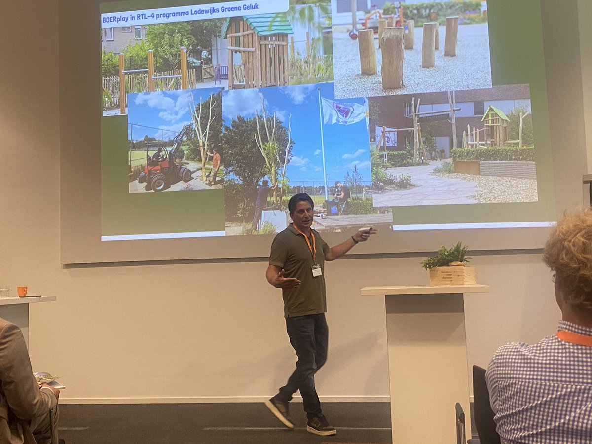 Vandaag samenwerken aan natuurinclusieve sportparken. Met ons park in <a href="/Gemeente_Zwolle/">Gemeente Zwolle</a> als één van de vijf landelijke livinglabs <a href="/nocnsf/">NOC*NSF</a> op <a href="/Papendal/">Papendal</a>. Straks onze eigen workshop. #vandportparknaarsportlandschap.