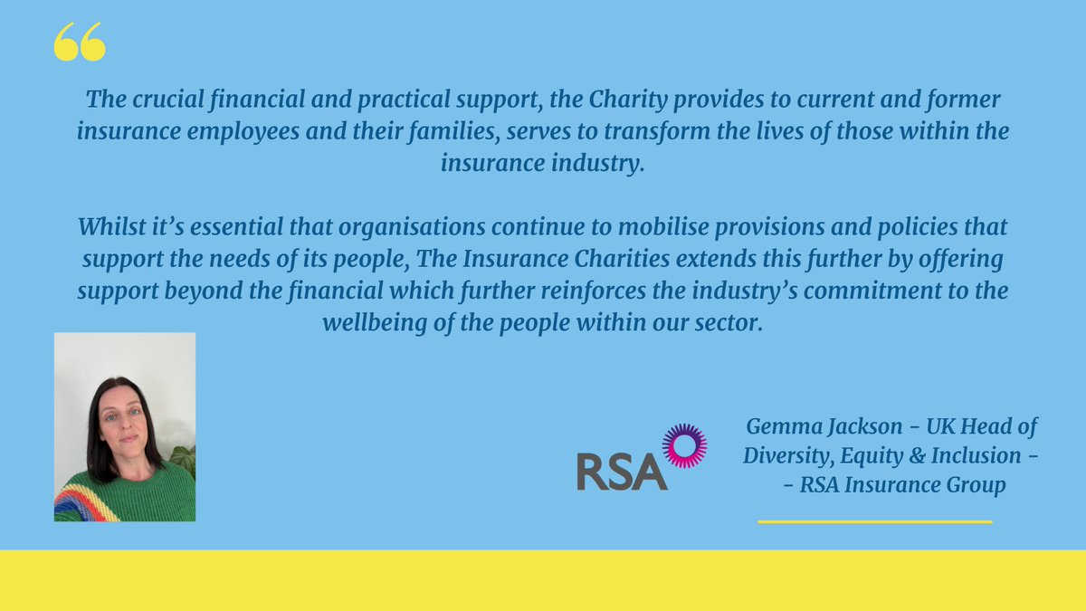 The Insurance Charity (@inscharity) on Twitter photo Our thanks to <a href="/YvonneBraun4/">Yvonne Braun 🇺🇦</a> from the @BritishInsurers, Gemma Jackson from <a href="/rsagroup/">RSA Insurance Group</a> and Debbie Bullock from <a href="/avivaplc/">Aviva plc</a> for sharing their thoughts on why it's important to get behind our awareness campaign this week.
#ICAW #AwarenessRaising #InsuranceIndustry Our thanks to <a href="/YvonneBraun4/">Yvonne Braun 🇺🇦</a> from the @BritishInsurers, Gemma Jackson from <a href="/rsagroup/">RSA Insurance Group</a> and Debbie Bullock from <a href="/avivaplc/">Aviva plc</a> for sharing their thoughts on why it's important to get behind our awareness campaign this week.
#ICAW #AwarenessRaising #InsuranceIndustry