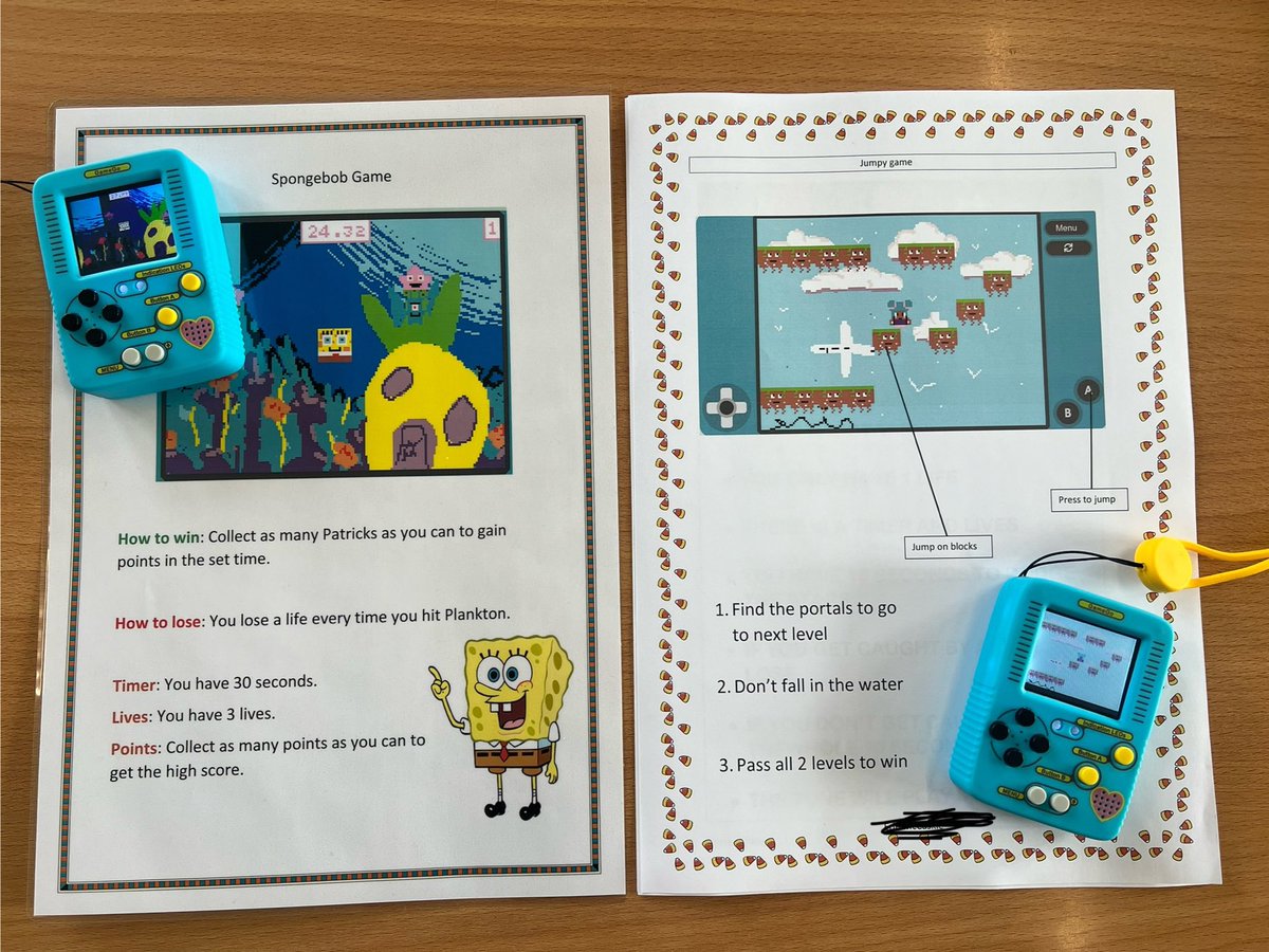 MissYoungBusEd's tweet photo. Finishing the term with S2 ICT coding their own games using the new GameGos 👾💻 https://t.co/nnTzssMxfk