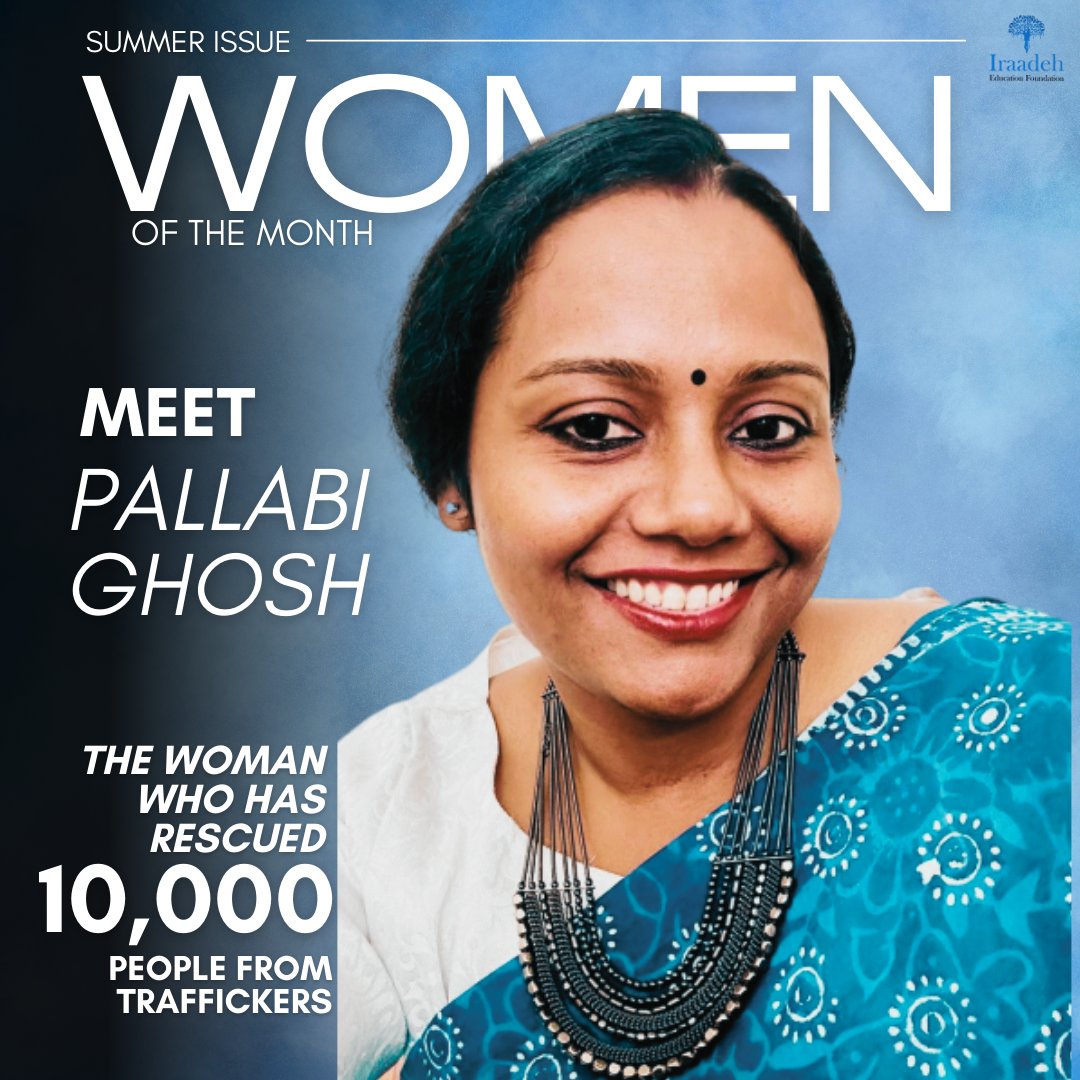 iraadeh's tweet photo. Meet Pallabi Ghosh, a hero who has dedicated her life to rescuing people from traffickers and has saved over 10,000 people in her career. Trafficking is a major problem in India, and Ghosh is working hard to raise awareness and end this horrific practice.
#hero #humantrafficking https://t.co/qVHIRGJwUV