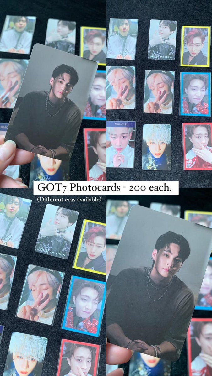 MtheFan's tweet photo. #WTS #LFB 

Hi #Ahgases 

I'm decluttering again and these are my duplicates. My babies need a new home! #GOT7 #GOT7ForSale #GOT7PH (1/2) 

@GOT7MarketPH @AhgaseMarketPH https://t.co/WzZurNTVjE