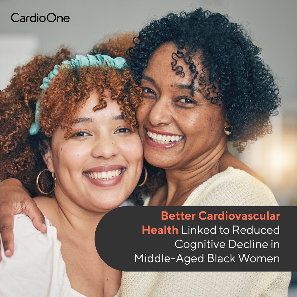 Cardio_One's tweet image. Recent findings highlight a crucial link between heart health and slower cognitive decline in midlife Black women. Maintaining BP and cholesterol, as well as regular exercise, is key for mental processing and memory. 

Read more in our bio link. 

#HeartHealth #CognitiveHealth