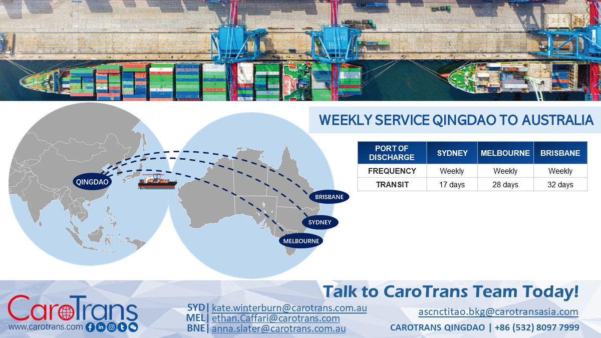 CaroTransIntl's tweet photo. Ready to elevate your ocean freight experience?🛳️Look no further! Our commitment to delivering reliable and timely shipping solutions every week ensures that your cargo reaches its destination seamlessly.

Contact us today!
https://t.co/gfDodFdo3D https://t.co/JMdIrEWXkx