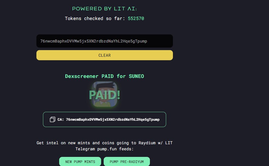 SuneoSol's tweet photo. Dexscreener update has been paid for $SUNEO

Doraemon's best friend! https://t.co/t9HEWWVHgR