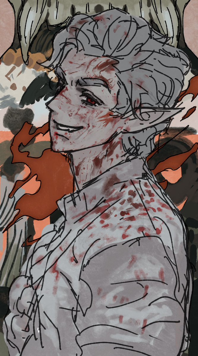 #2024年自分が選ぶ上半期の4枚
Didn't draw illustrations a lot but did finish some satisfied short manga✋😭🤚 