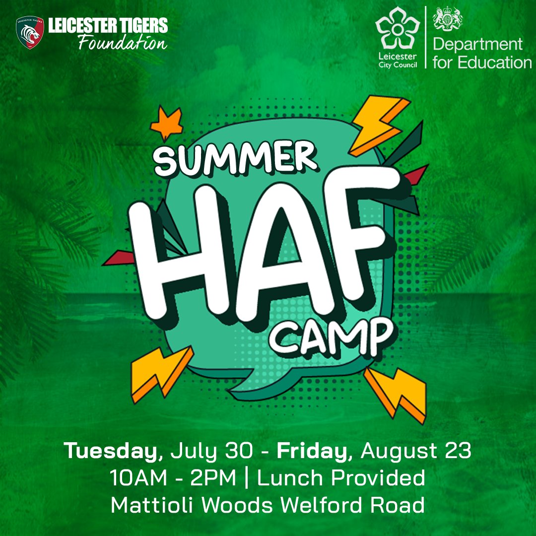𝐑𝐞𝐨𝐩𝐞𝐧𝐢𝐧𝐠 𝐀𝐩𝐩𝐥𝐢𝐜𝐚𝐭𝐢𝐨𝐧𝐬!!
Due to an increase in availability, we are excited to announce we are reopening applications for summer HAF until 30th June! 
Follow the link here to sign up now!🐯
forms.gle/q1zxDZKCaT8BZV…