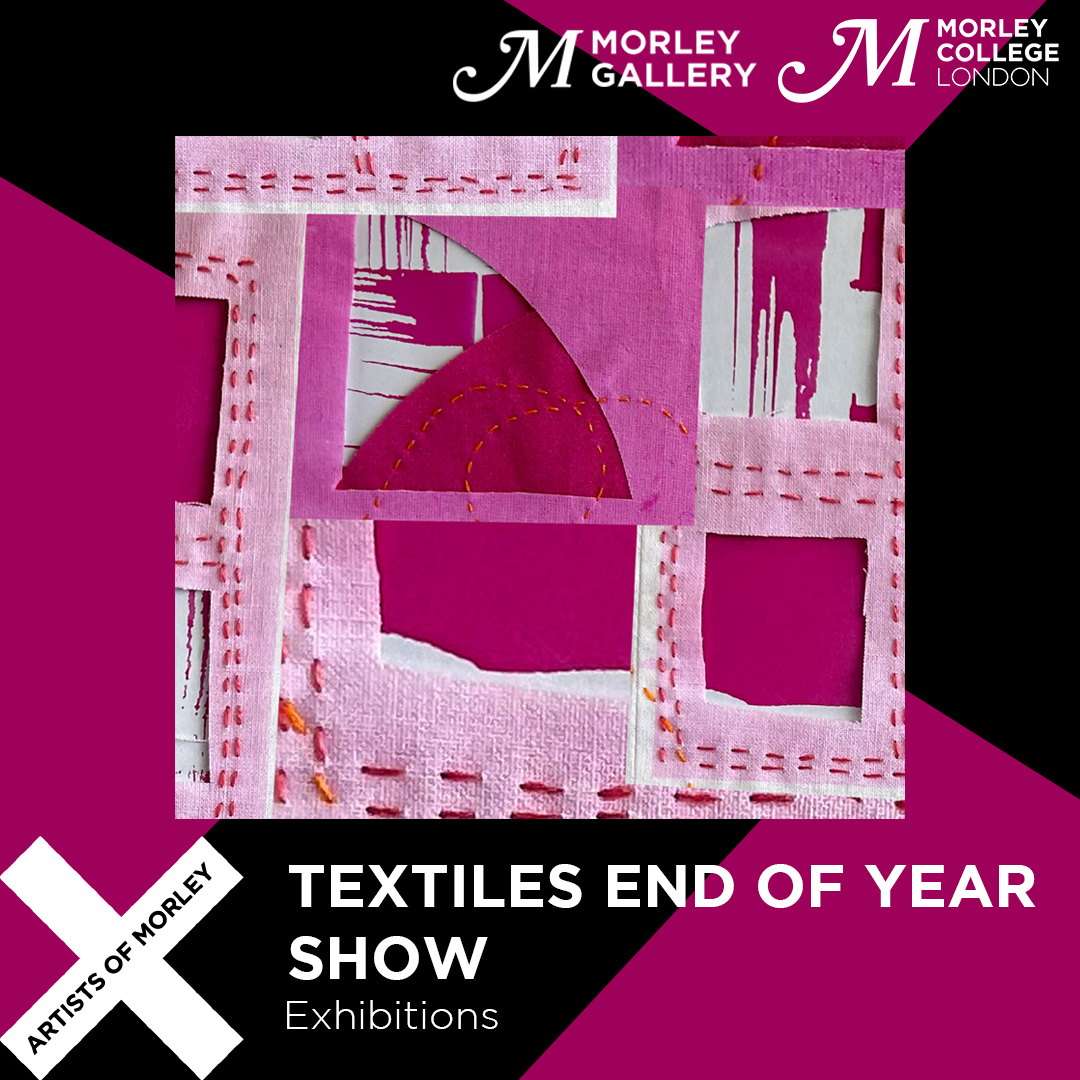 morleycollege's tweet photo. TEXTILES END OF YEAR SHOW
Textiles Foundation
Now showing until 29 June 2024 | @MorleyGallery
✨The works on show has been made over the 10 week summer term and are a culmination of two terms of learning & making.
#ArtistsOfMorley #AOM2024 #EndOfYearShow https://t.co/oA2jwtz2Dj