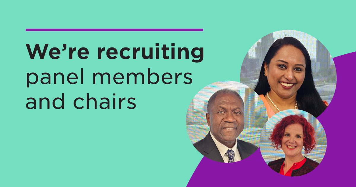 nmcnews's tweet photo. Can you help us make decisions in our FTP cases?

We're looking to appoint 85 Panel Members and 55 Panel Chairs to NMC’s Practice Committees, including laypeople and registrants. 

Keen to hear from people from all backgrounds - find out more 👇

https://t.co/8yI3VKLHXk https://t.co/2oszarsfHZ