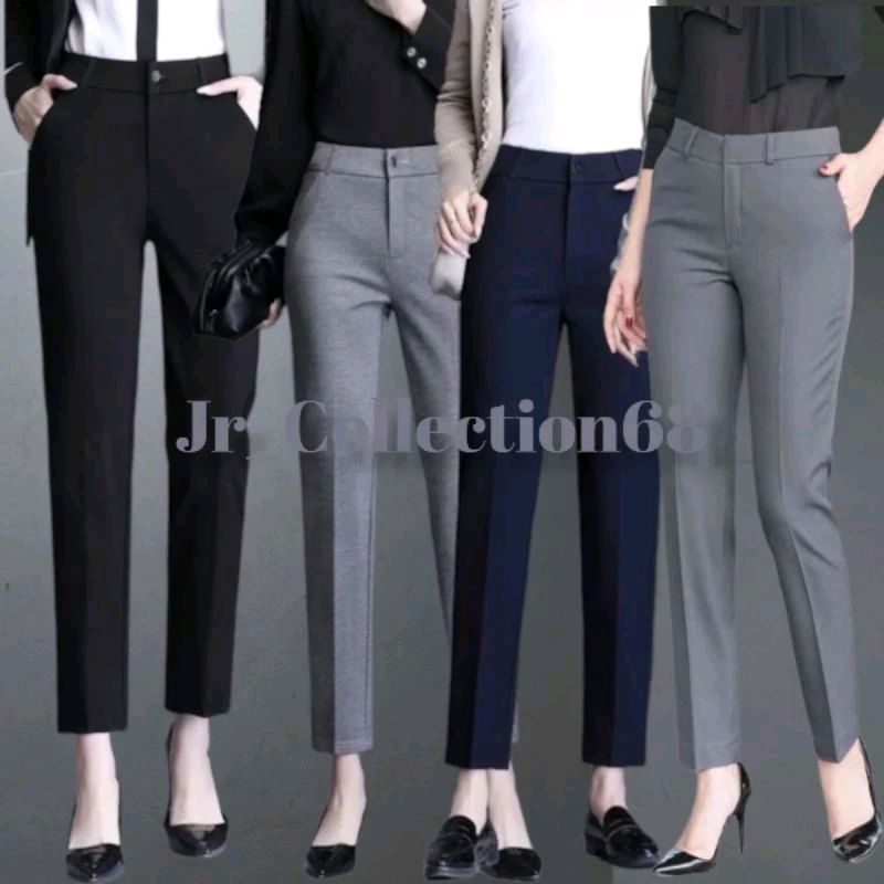 Celana Kerja Kantor Wanita Formal Slimfit Bahan Dasar Kain Resleting Dan Pinggang Karet.

s.shopee.co.id/40Lg79XG8i?sha…