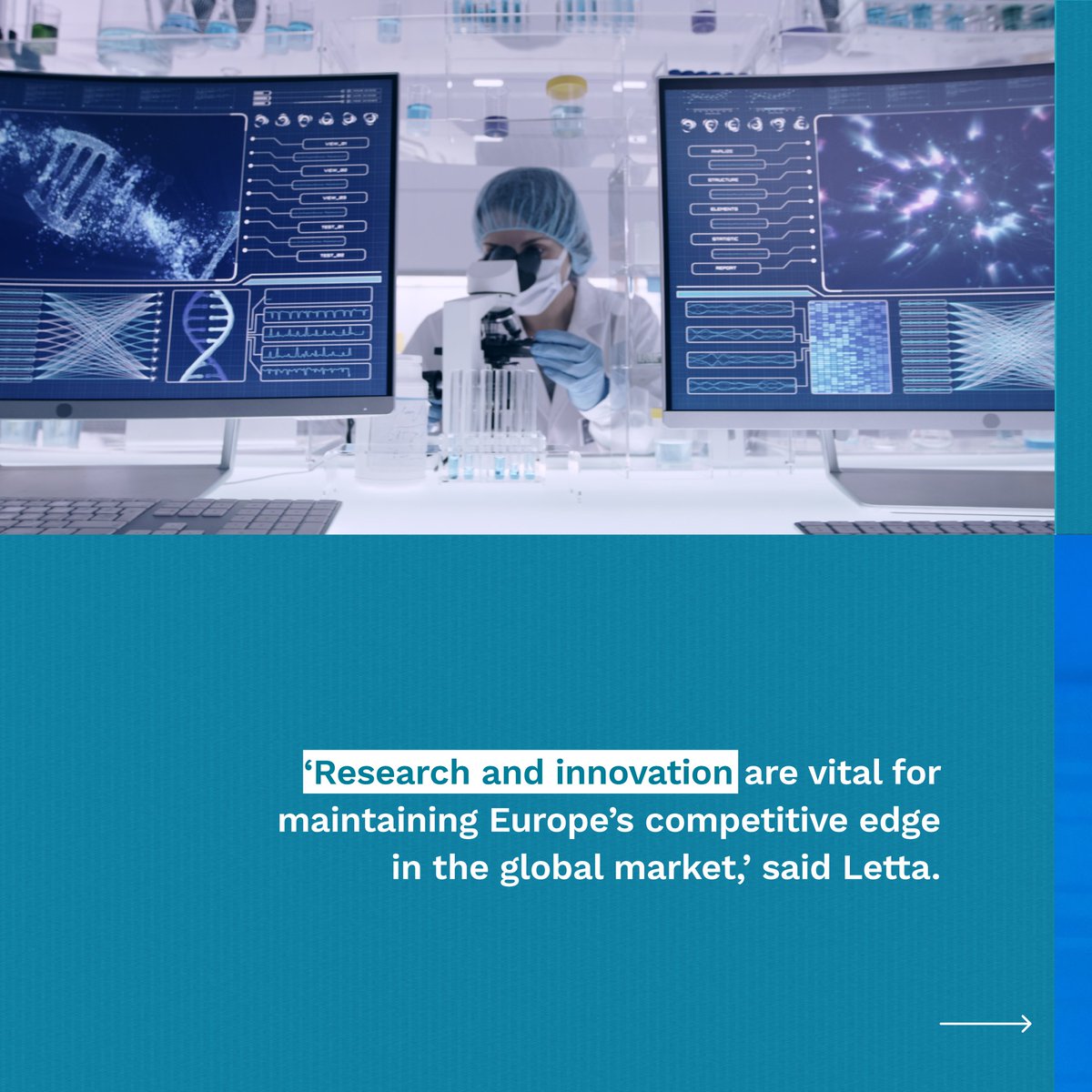 EUScienceInnov's tweet photo. Free movement of #research & #innovation will be central to renewing Europe’s Single Market.
Read @EnricoLetta’s interview with Horizon Magazine here ➡️ https://t.co/iq2834XlGY
#ResearchImpactEU #HorizonMagazine