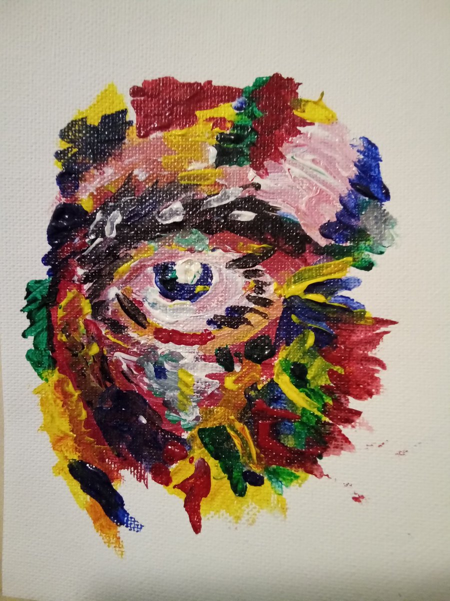 First time painting on canvas... 

Look out for the people around you by simply asking "Are you ok?"... The impact can be life saving!!! 

#human_kind